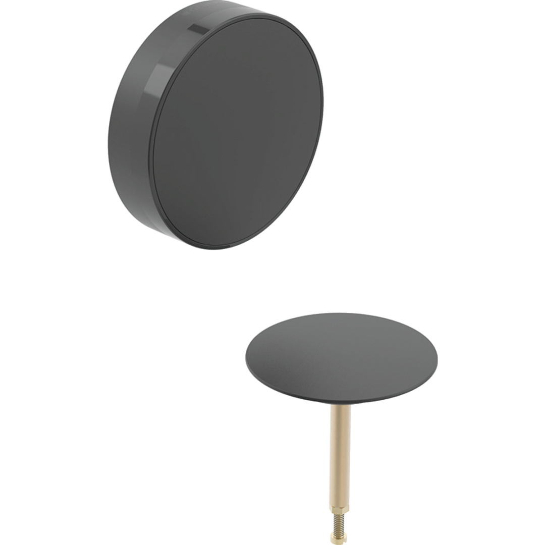 150.300.14.1 Декоративный комплект Geberit d52, для слива-перелива для ванн с поворотным механизмом, чёрный матовый 150.300.14.1 Декоративный комплект Geberit d52, для слива-перелива для ванн с поворотным механизмом, чёрный матовый