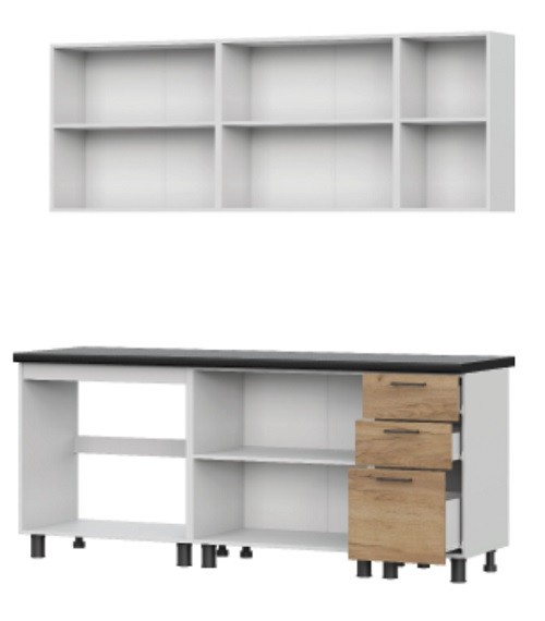 Кухня Аризона 2 м + стол дуб венге