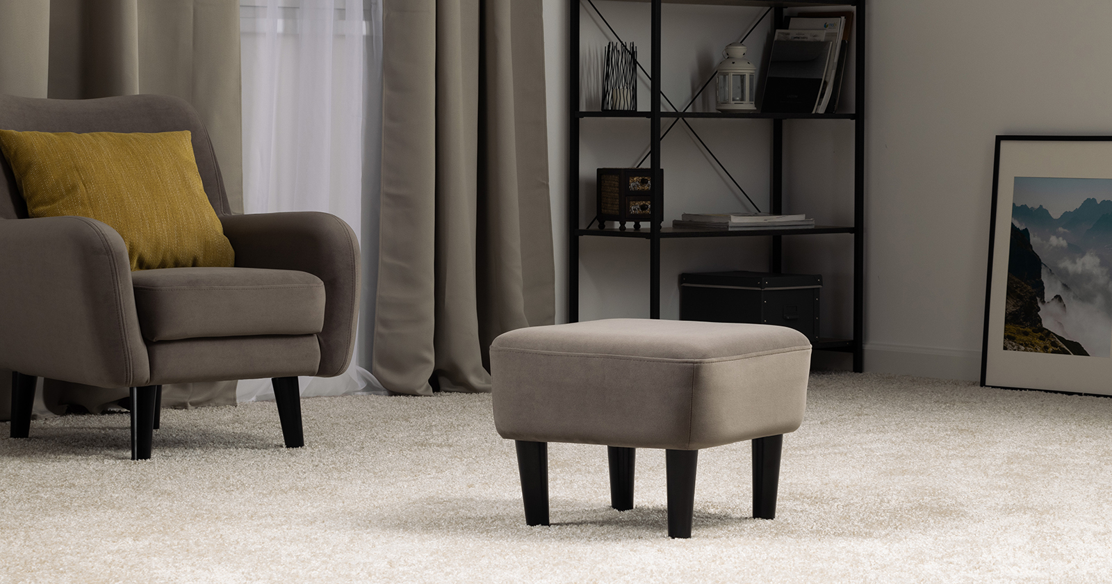 Пуф Дакота Коричневый