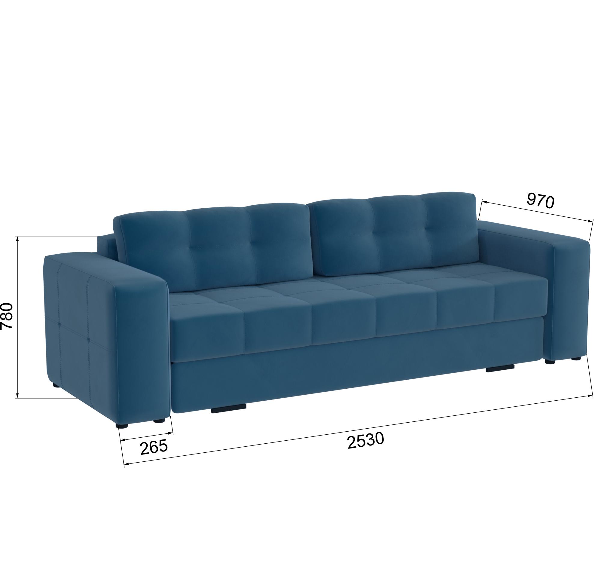 Диван раскладной Верден, атлантида