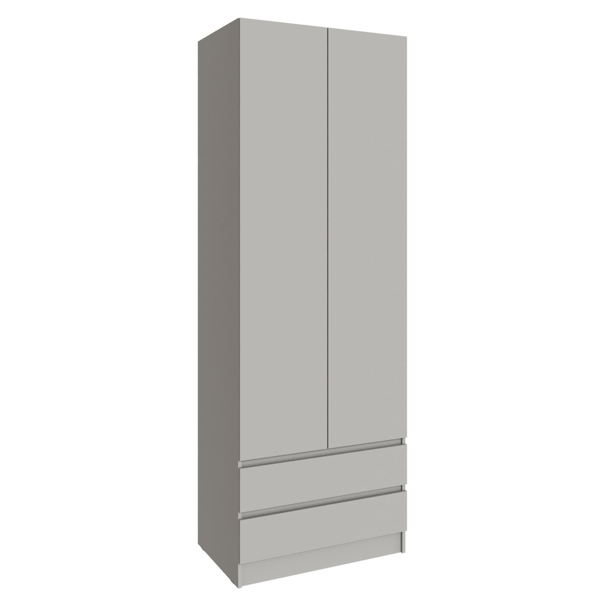 Шкаф Мадрид (0,8) с 2 ящ. без ручек без зеркала кашемир