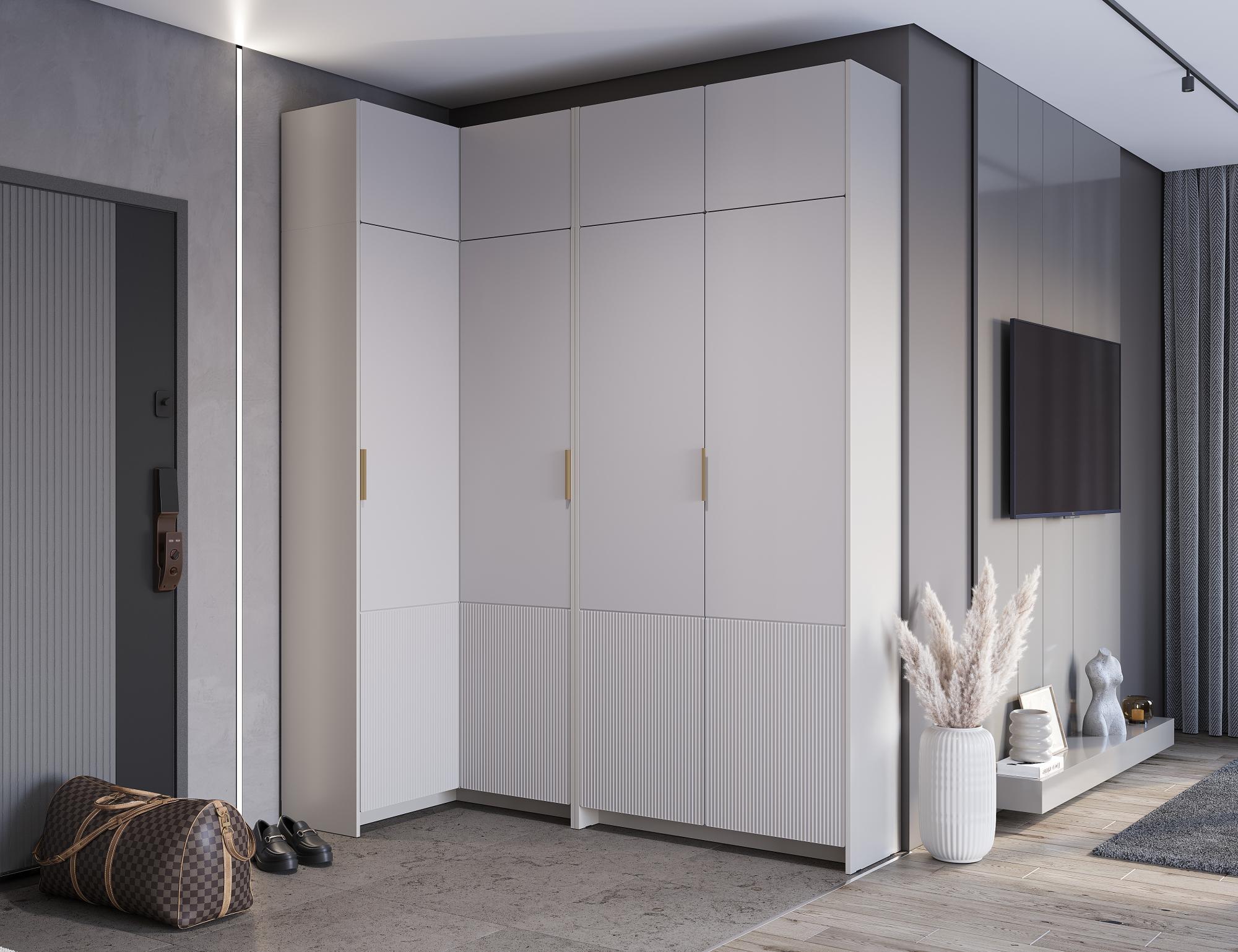 Шкаф 2-х створчатый "Пандора" ШК-01, Кашемир/MF03