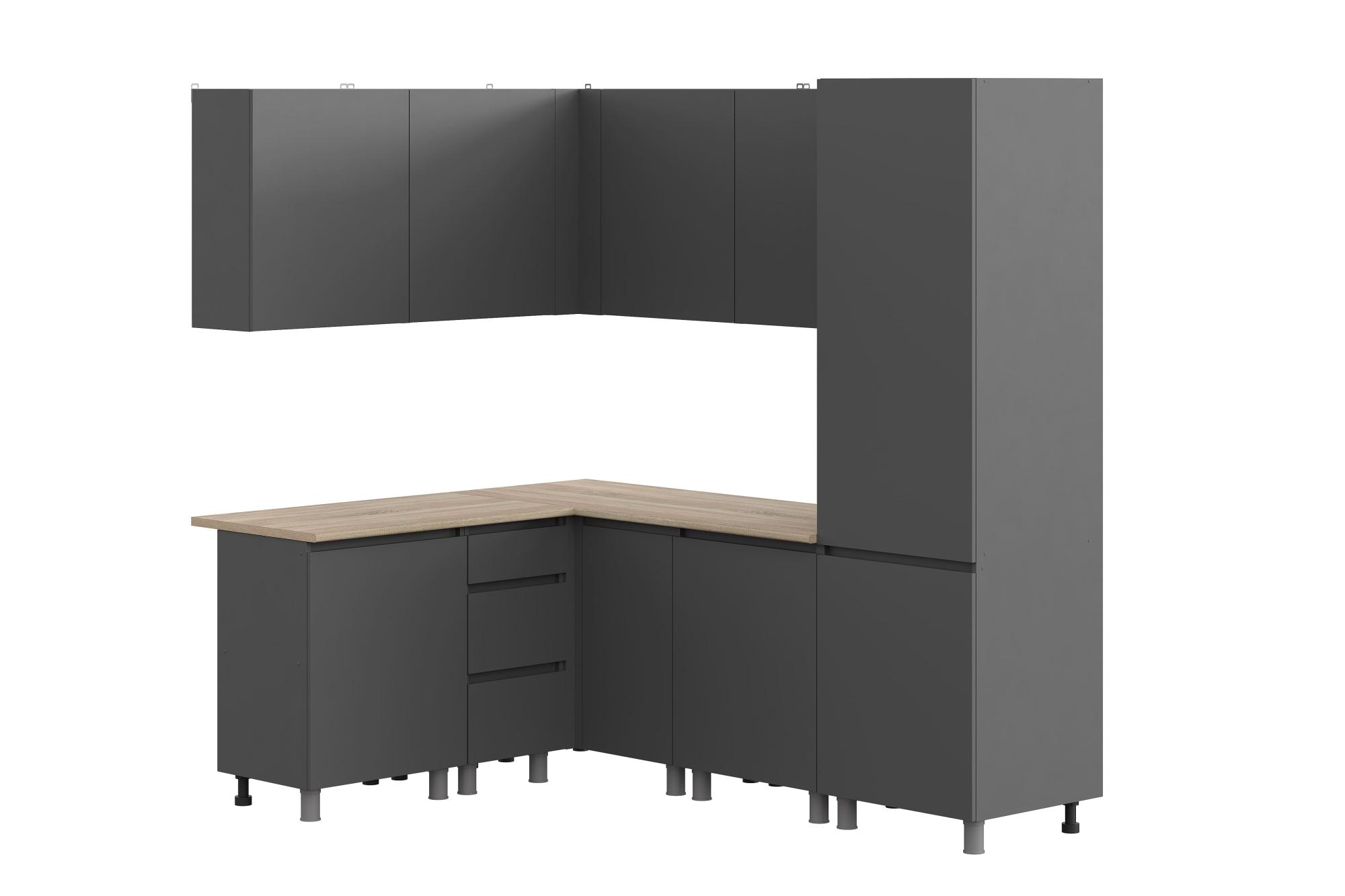 Кухня Денвер (без столешницы). Композиция 10