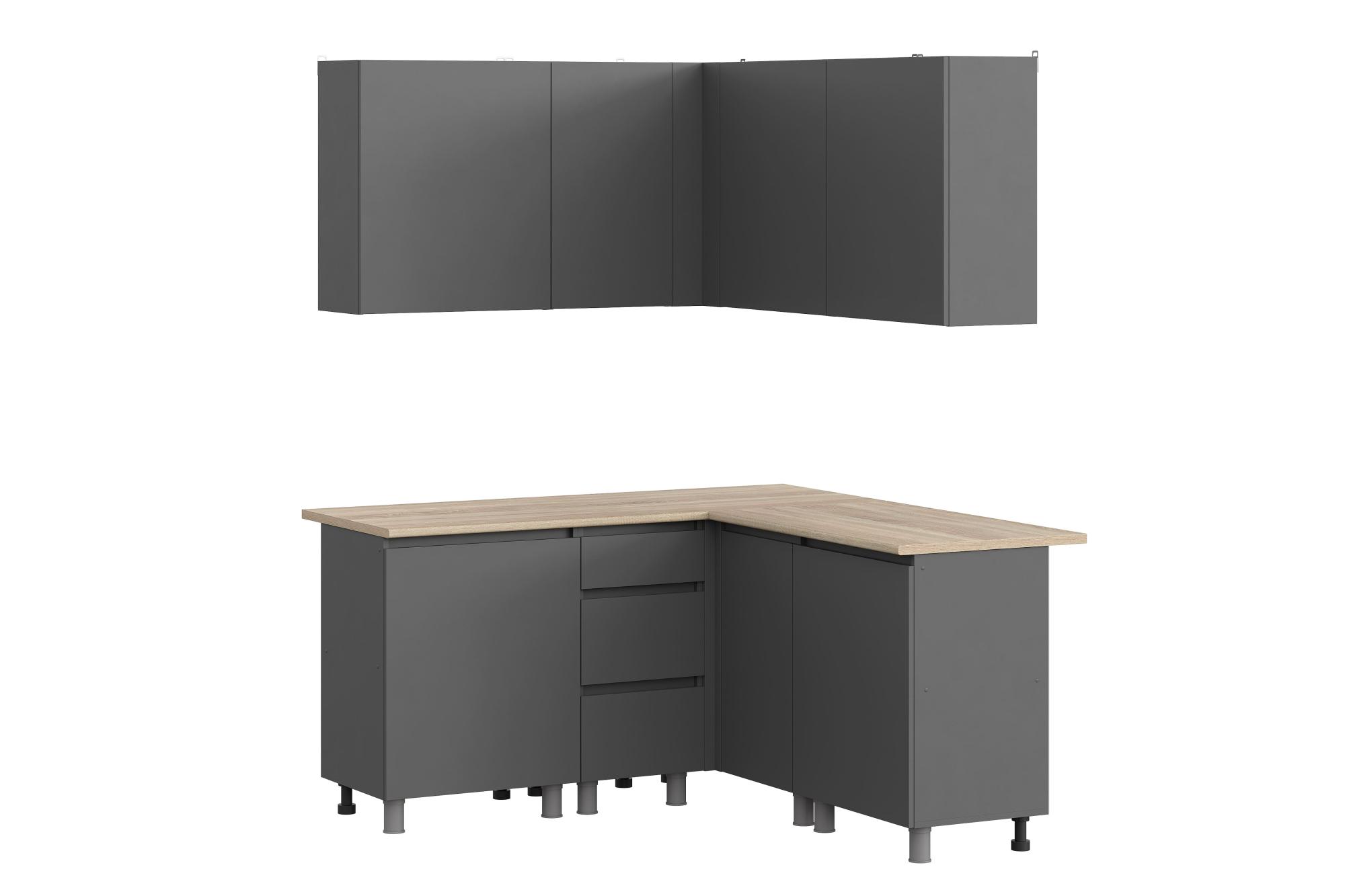 Кухня Денвер (без столешницы). Композиция 5