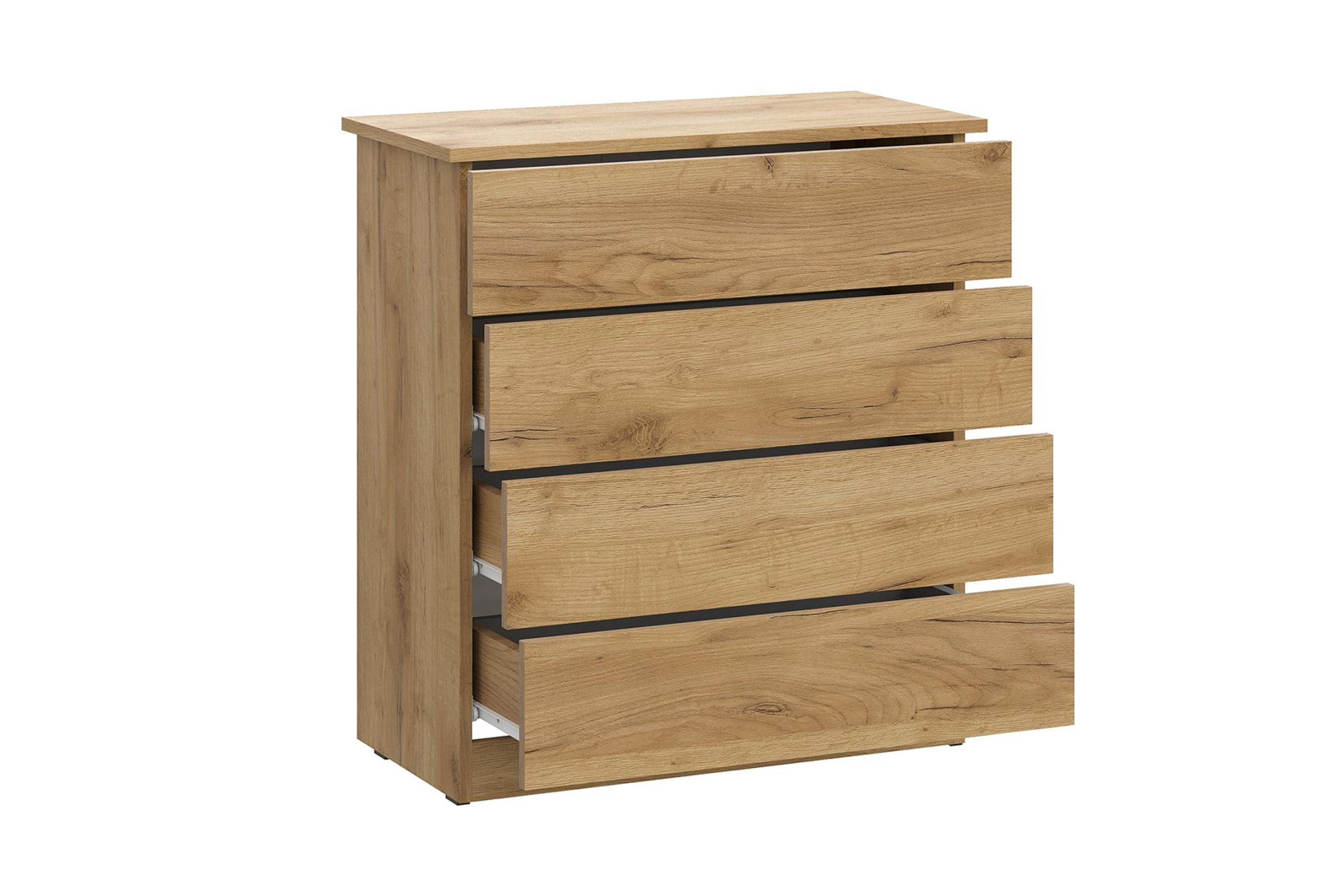 Комод КМ 4 дуб крафт золотой