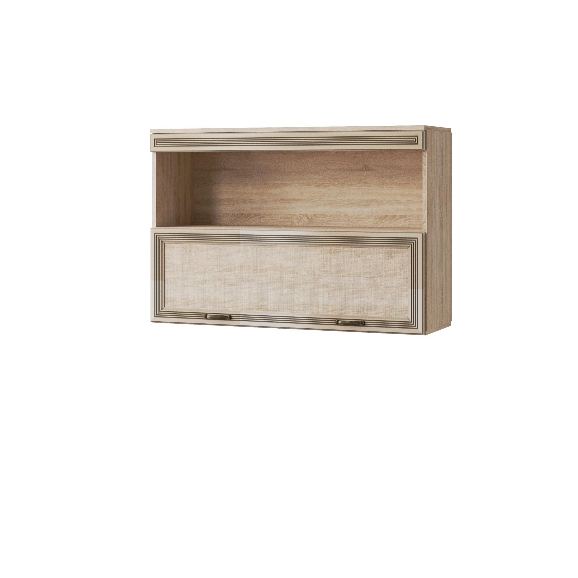 Полка навесная Ливорно ЛН-3, дуб