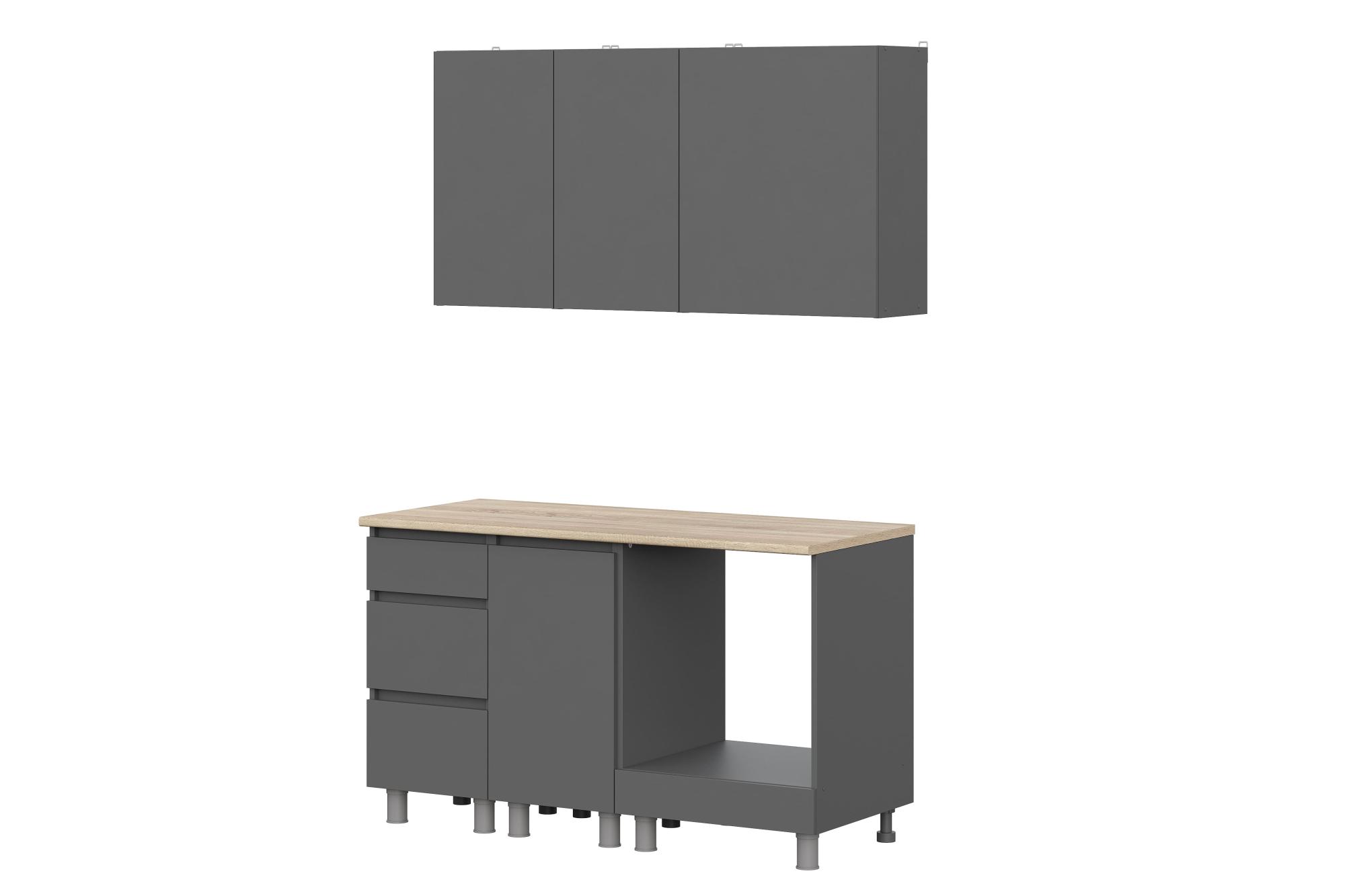 Кухня Денвер (без столешницы). Композиция 7