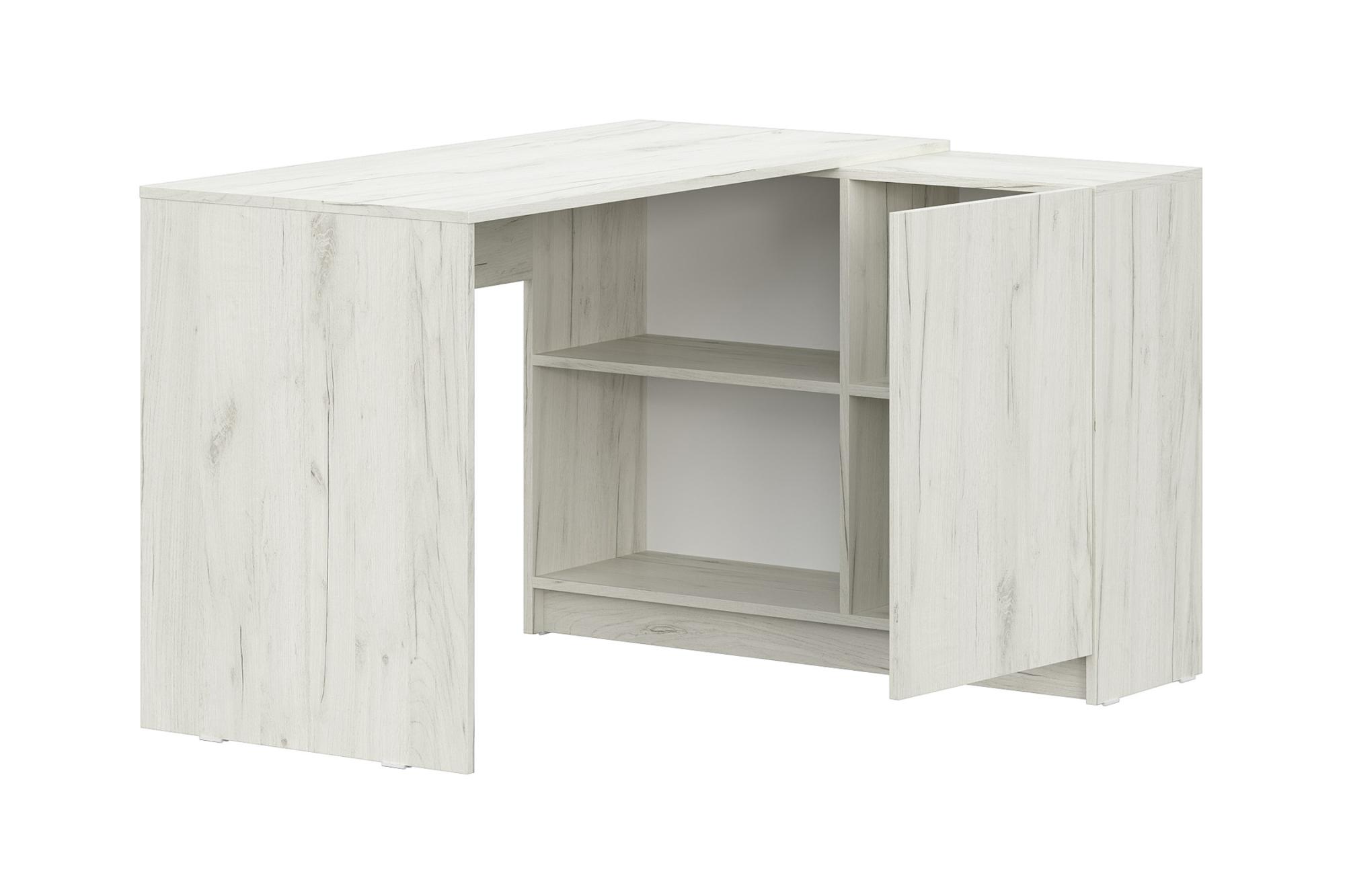 Письменный стол Майнд-03 дуб крафт белый