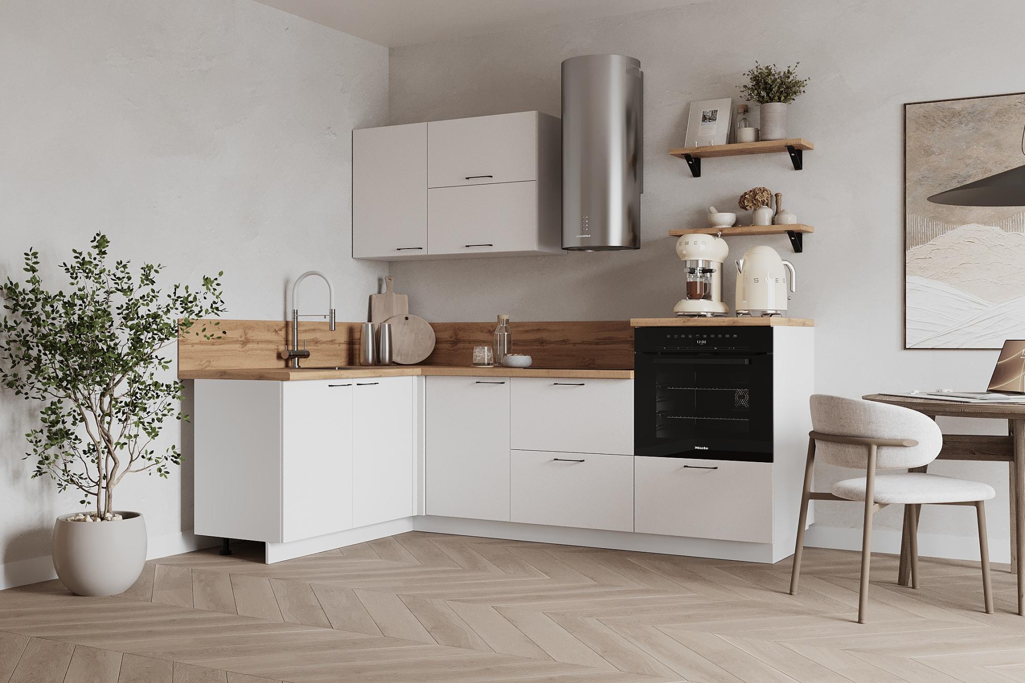 КГ Угловой 1500*2250 (без пм) , Белый софт матовый  Арника РМ в.4