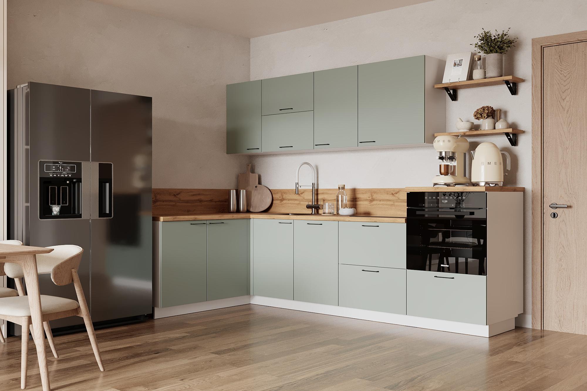 КГ Угловой 1500х2700 (с пм) Эмаль, Олива  Арника РМ