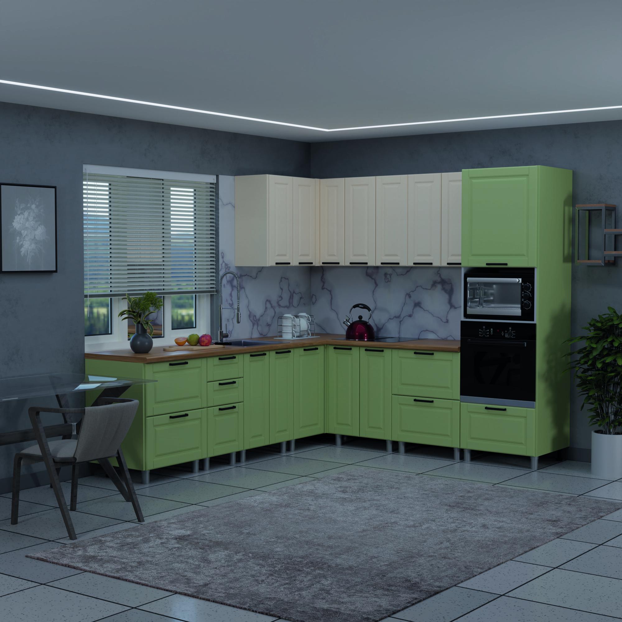 МК Аленушка ВПУ 1000 Астра Фисташка,скоба черный