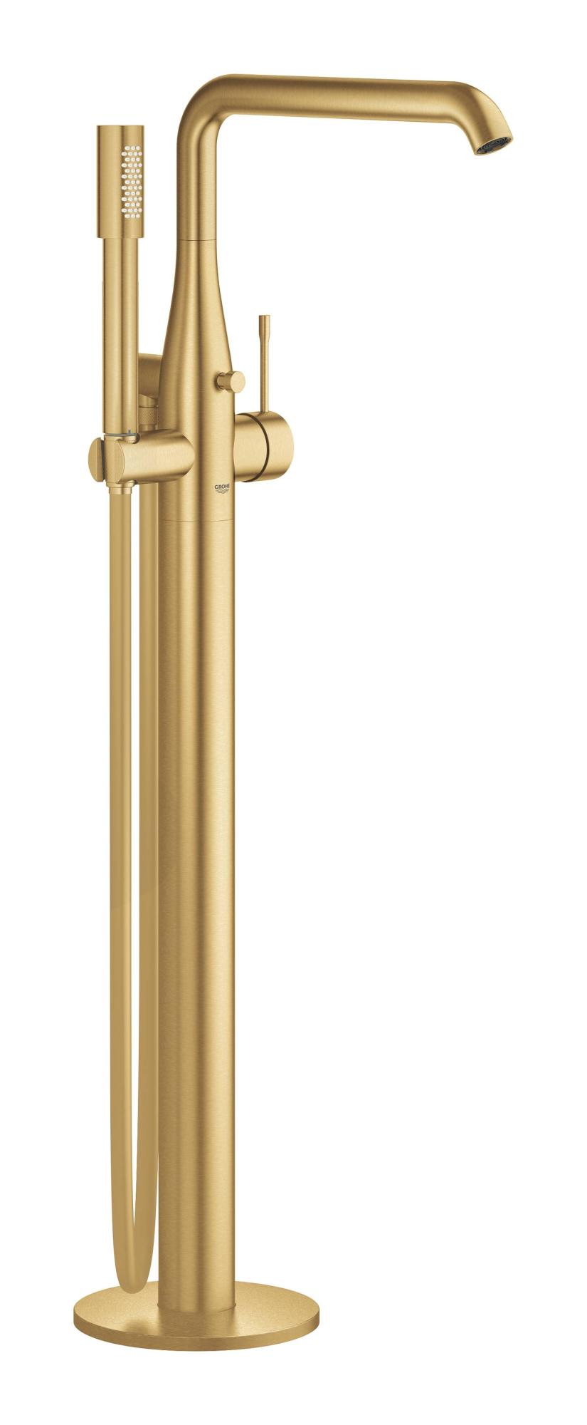 23491GN1 Essence+ Смеситель однорычажный для ванны 1/2", напольный монтаж, холодный рассвет, матовый