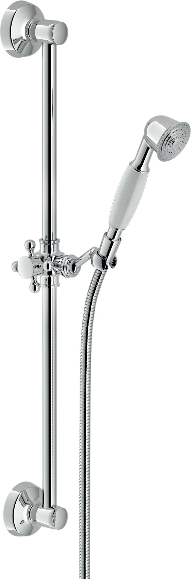 AD140/10CR душевой гарнитур 60 см 1jet