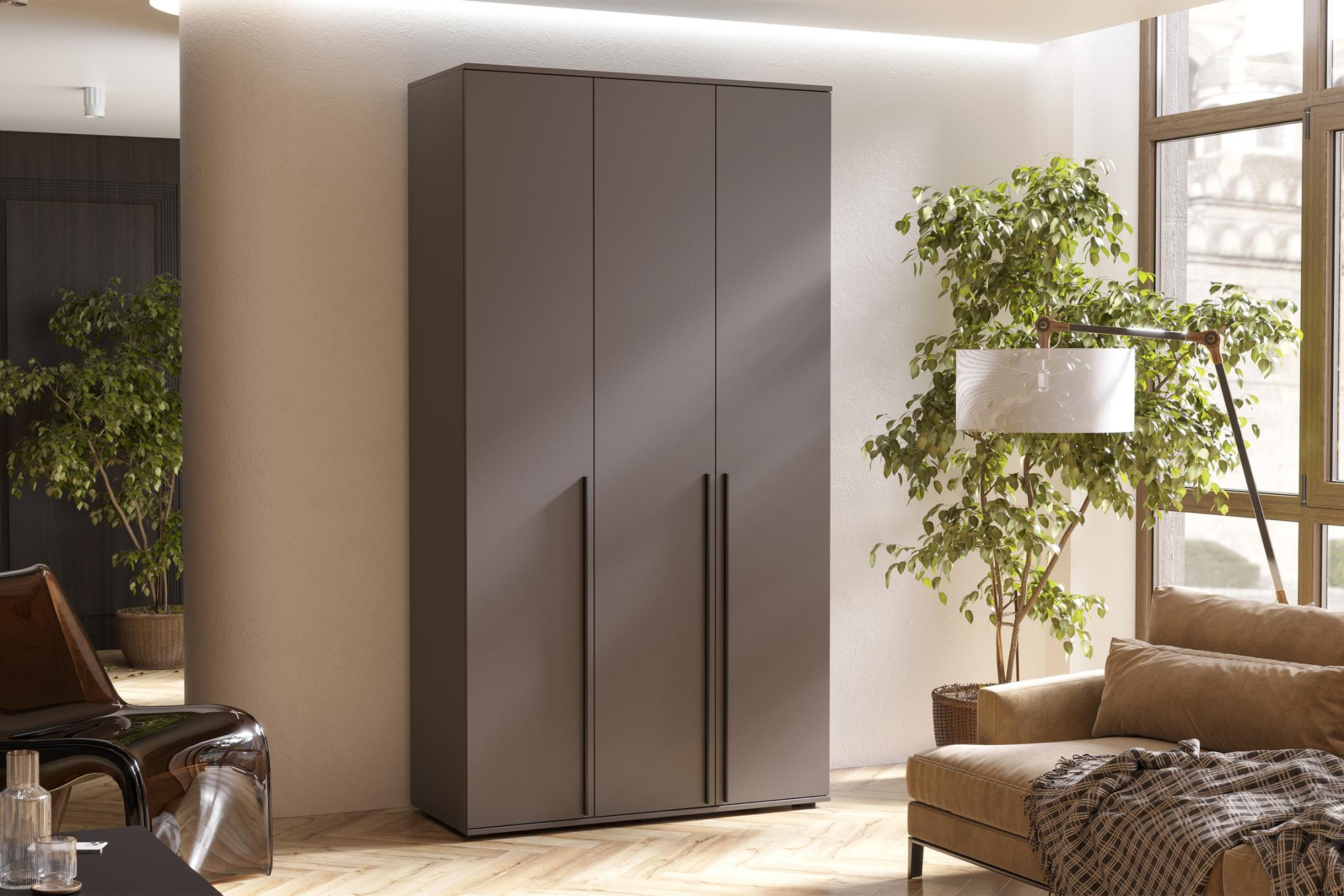 Шкаф 3-х створчатый Норд графит