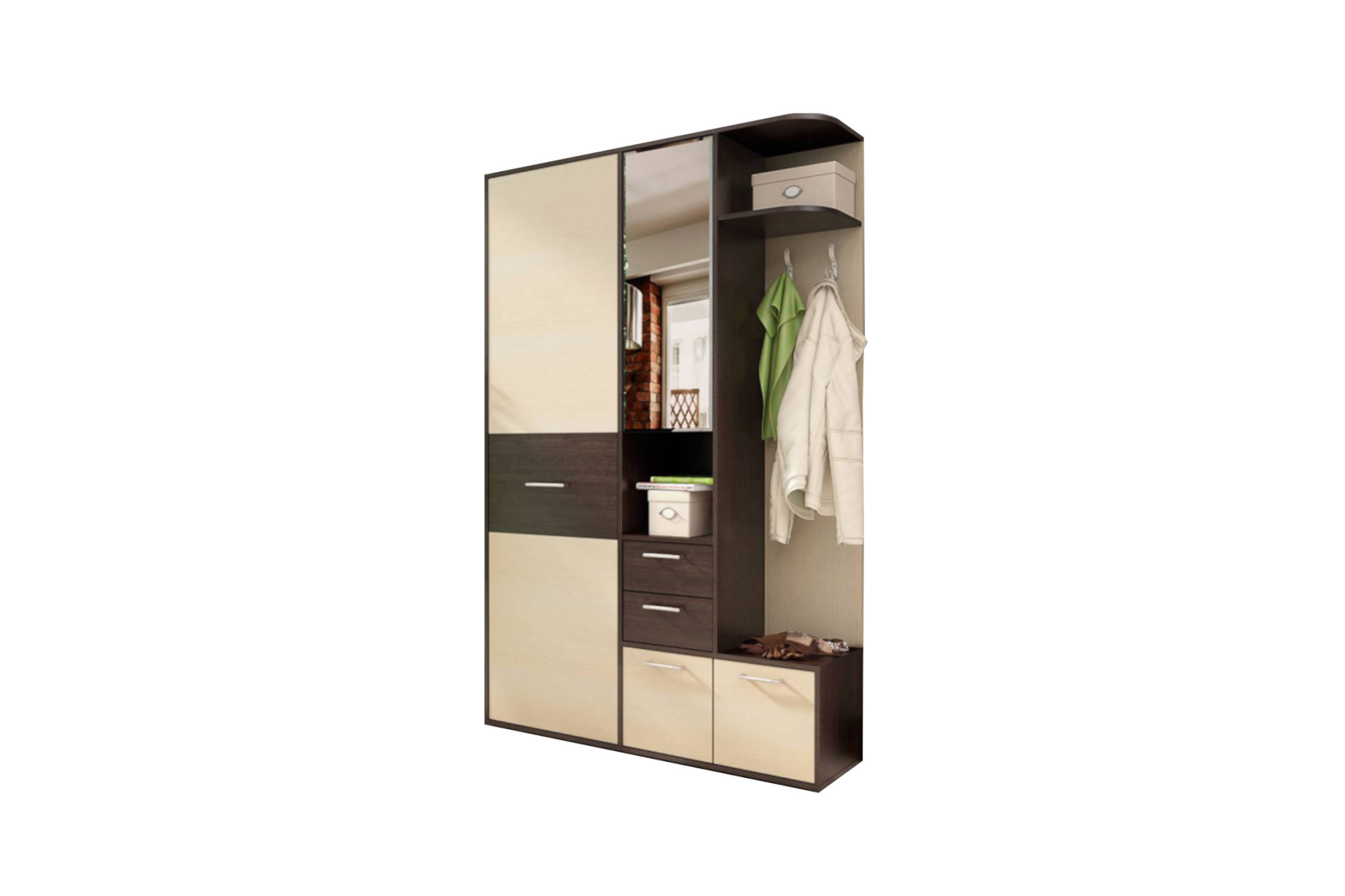 Прихожая Диана дуб феррара / дуб кремона