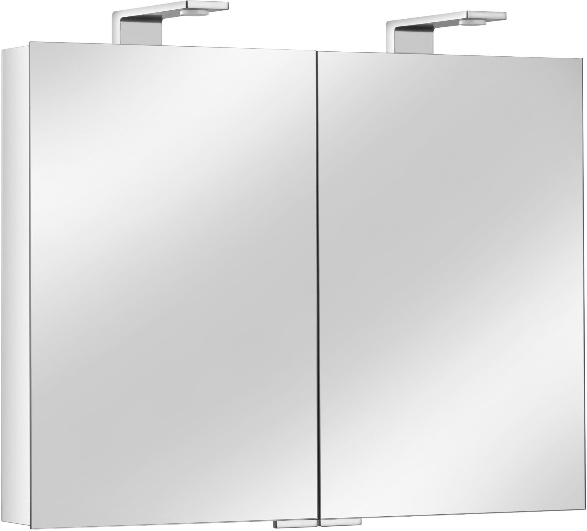 12703171301 ROYAL UNIVERSE Зеркальный шкаф 800х752х143 мм, с подсветкой