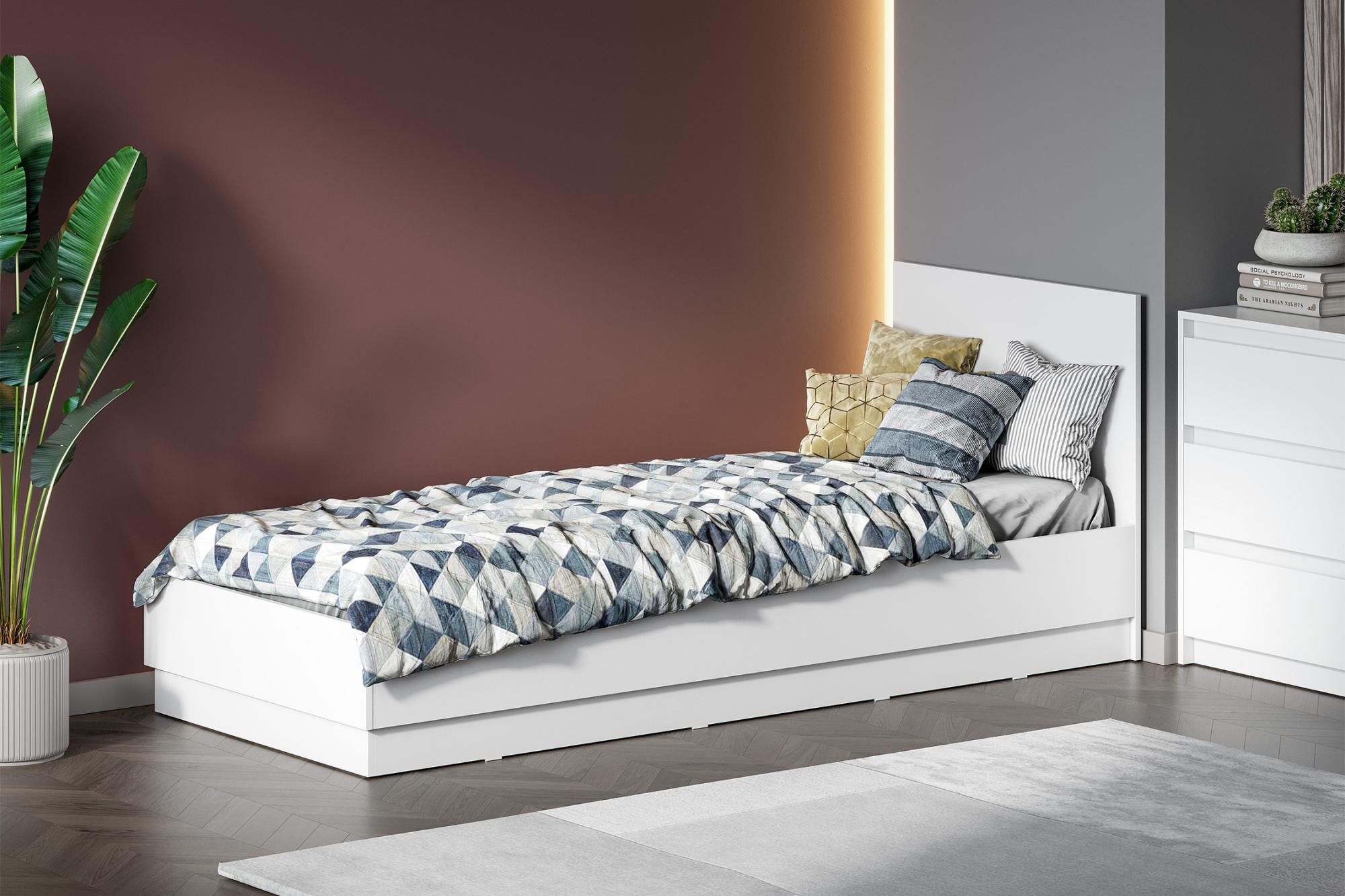 Кровать Айден 0.8 м белый