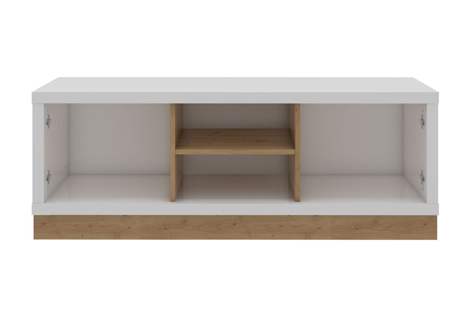ТВ-Тумба Балтимор белый / дуб дикий