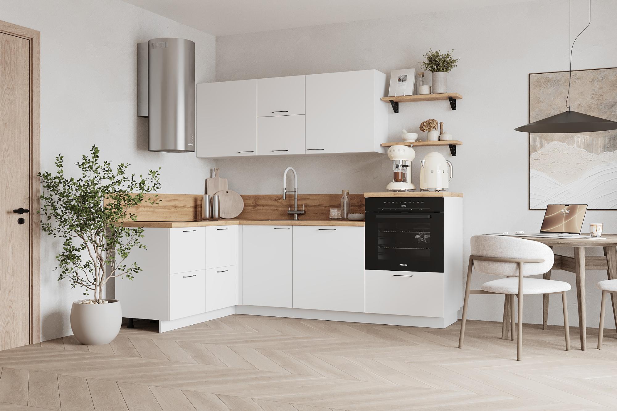 КГ Угловой 1500*2250 (с пм) , Белый софт матовый  Арника РМ