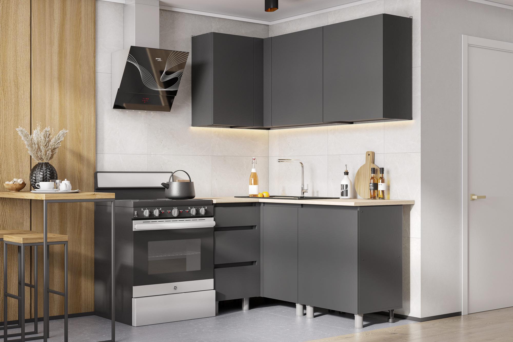 Кухня Денвер (без столешницы). Композиция 6