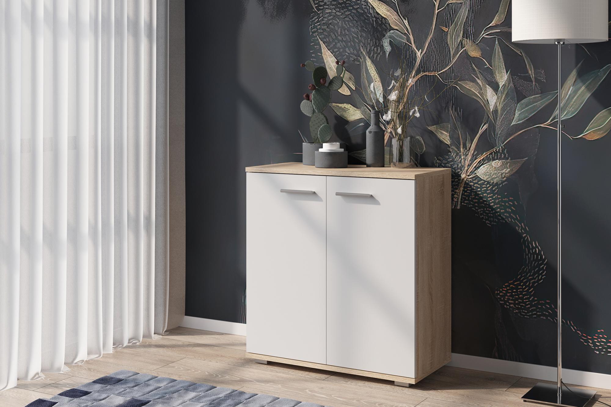 Комод Fun КД-1 дуб сонома / белый