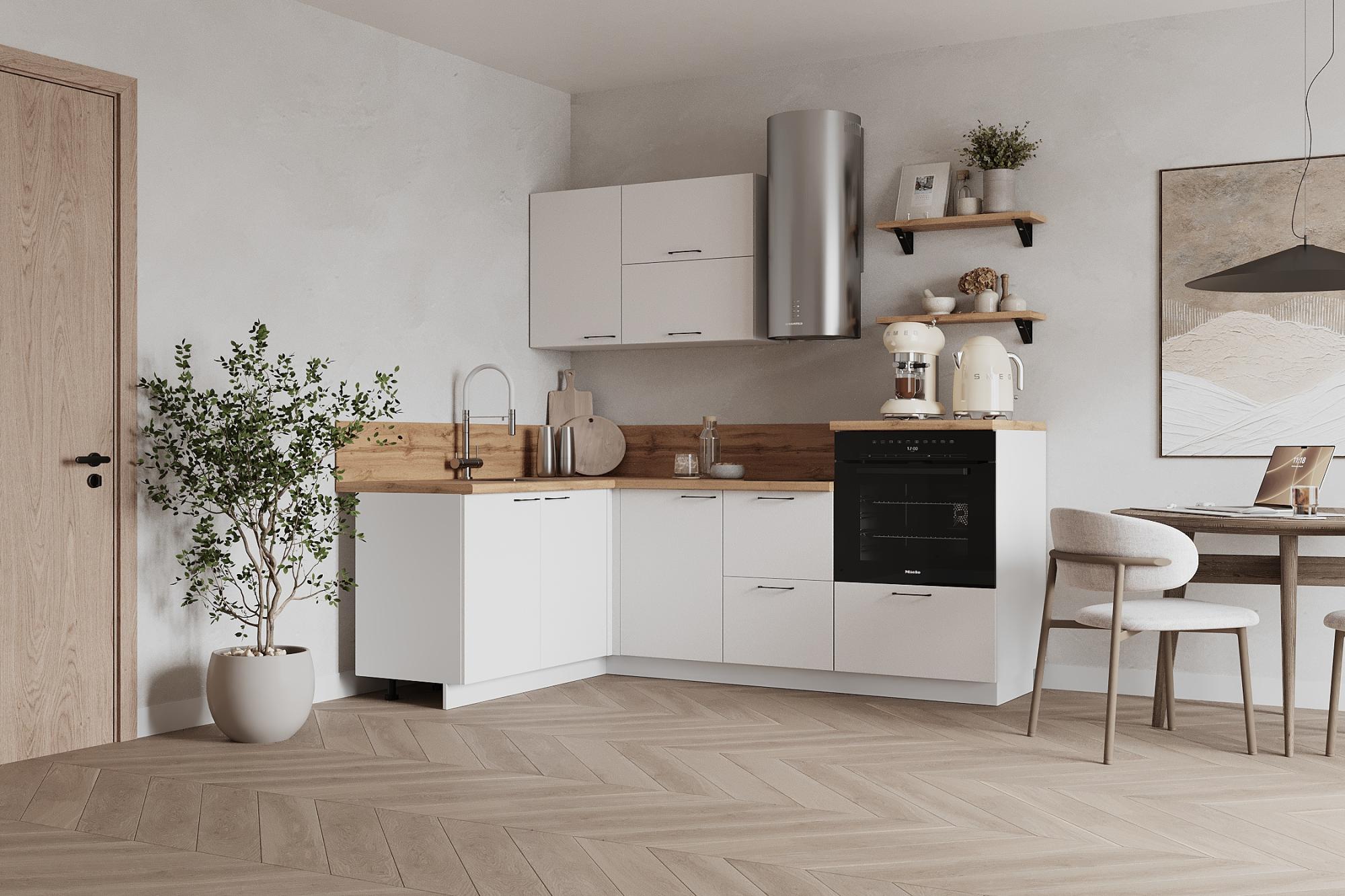 КГ Угловой 1500*2100 (без пм) , Белый софт матовый  Арника РМ в.2