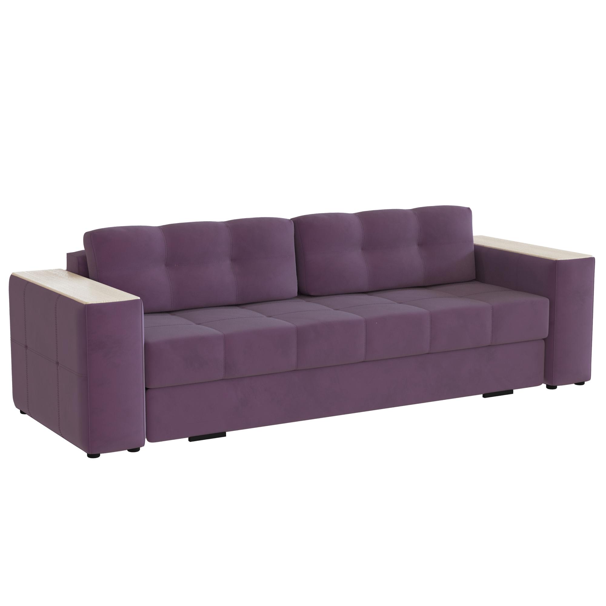 Диван раскладной Нави, винный/мдф клен кремовый