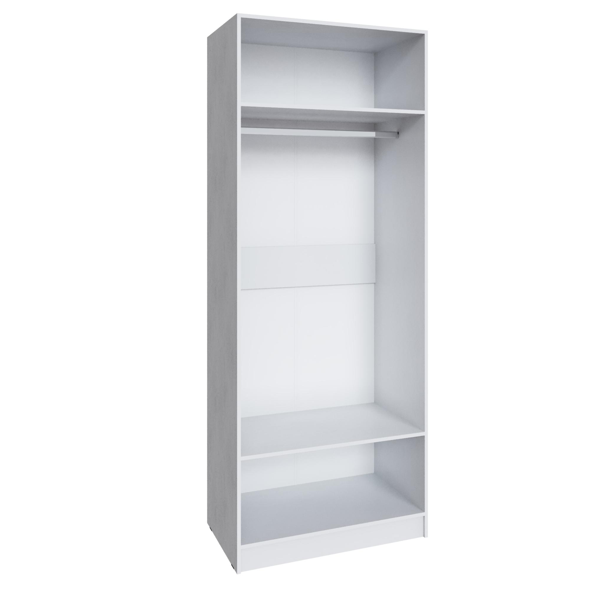 Шкаф Мадрид (0,9) без зеркала белый