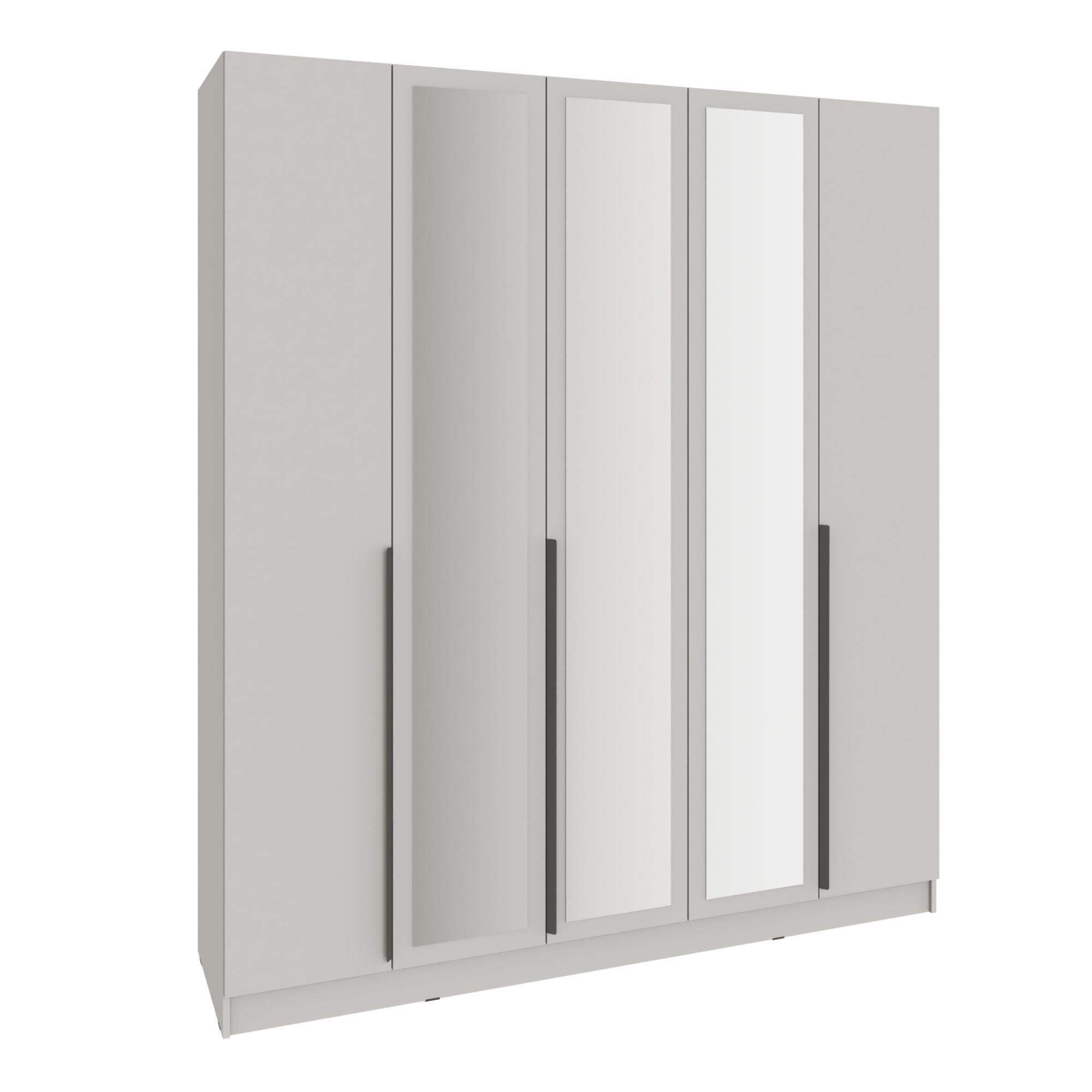 Шкаф Мадрид (2,0)  с 3 ящ. внутри с зеркалом кашемир