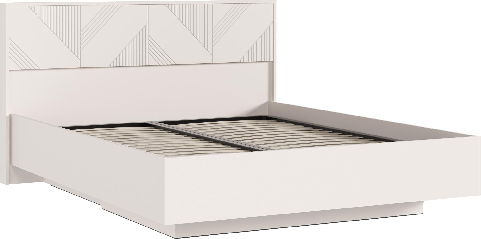 Кровать Ирис с ортопедическим основанием (дерево) 1,6м, Кашемир