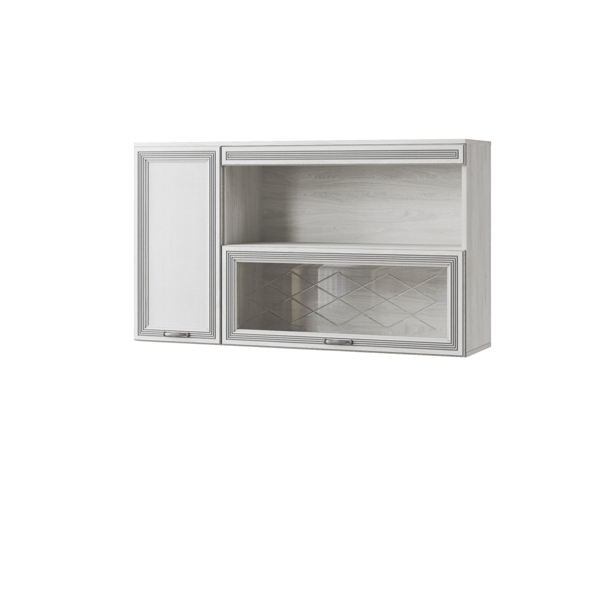 Полка навесная Ливорно ЛН-4, ясень