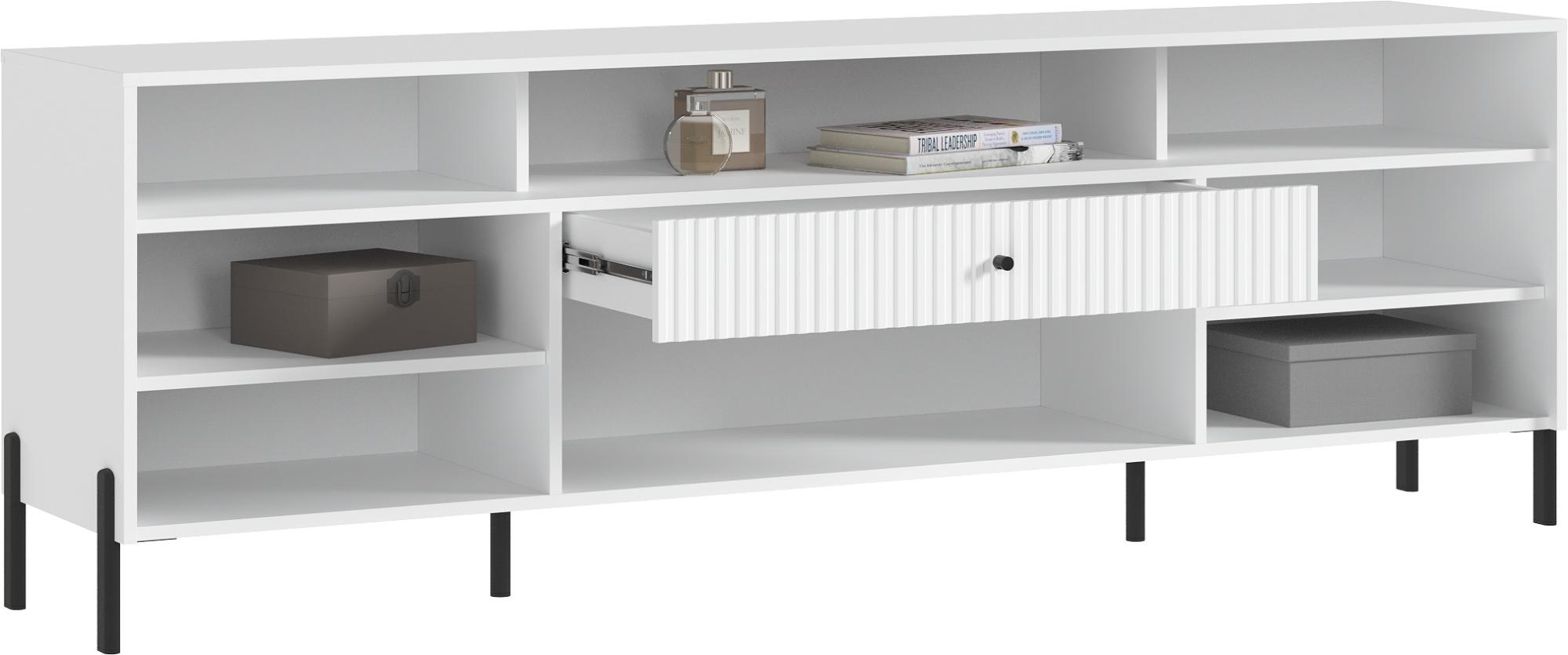 Тумба ТВ Оливия (металл), Белый, Шарли Белый