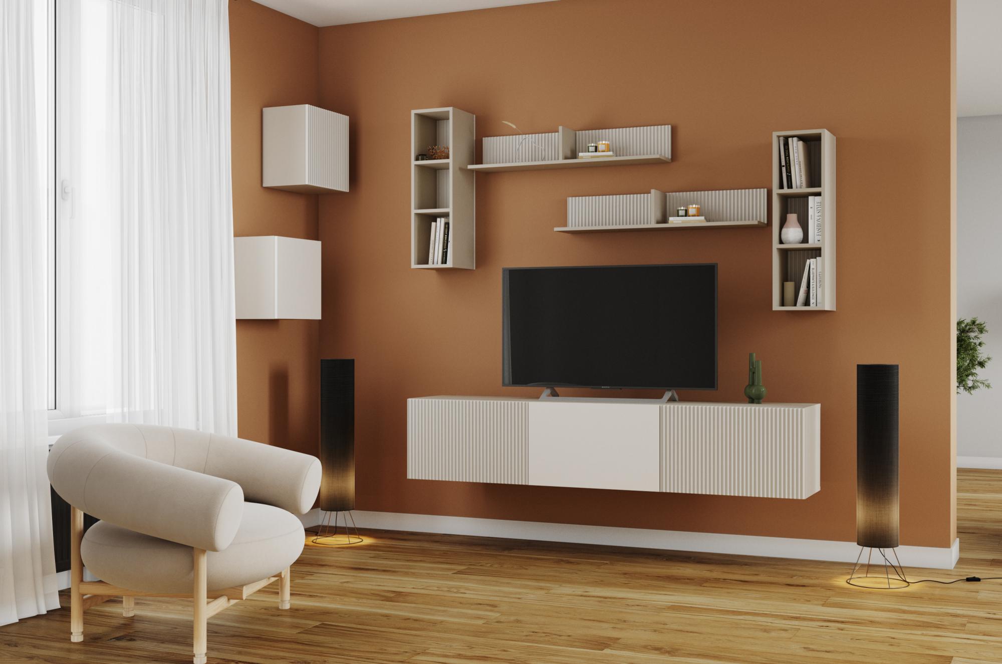 Гостиная Сириния Куб 2 кашемир/сантьяго софт