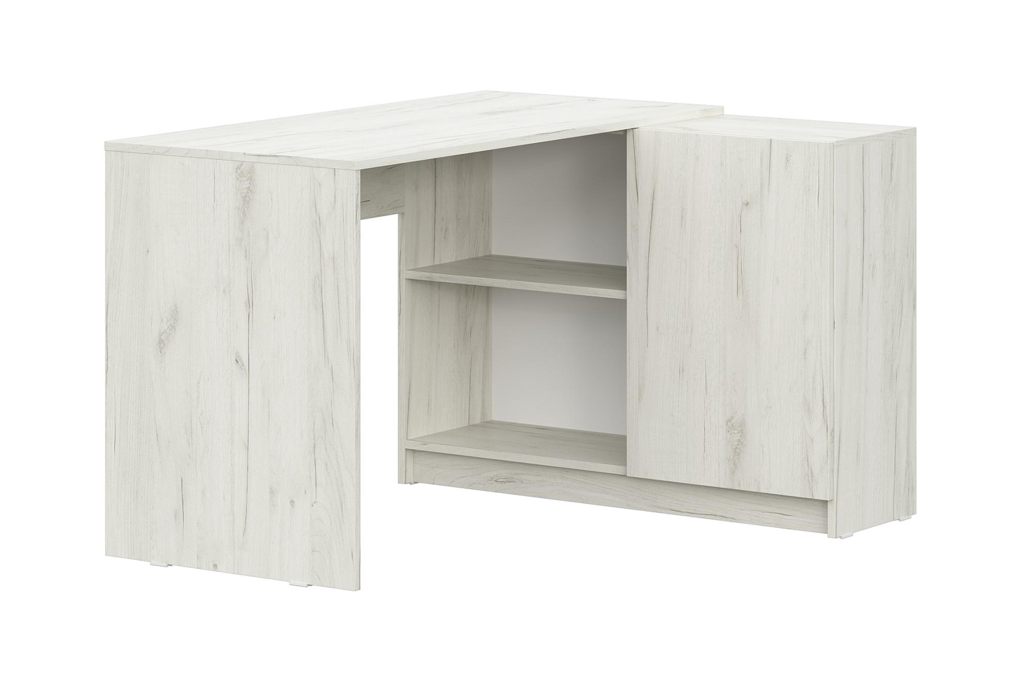 Письменный стол Майнд-03 дуб крафт белый