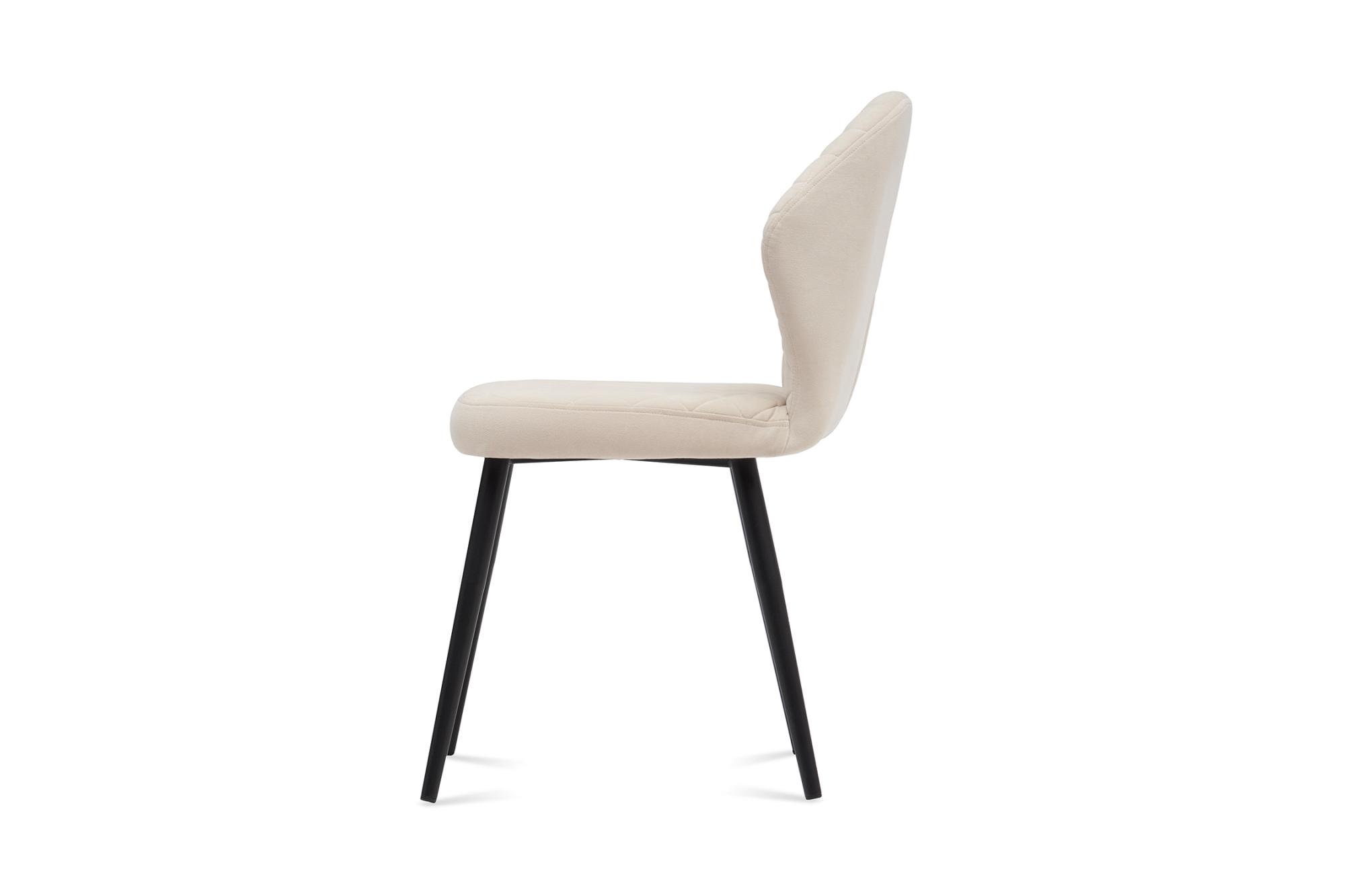 Стул Кельн черный муар / светло-бежевый