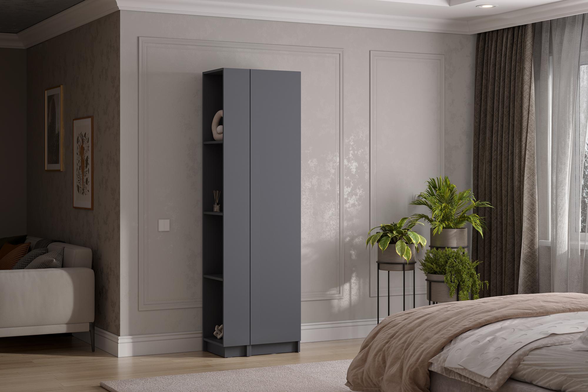 Угловое завершение Бали, Графит серый