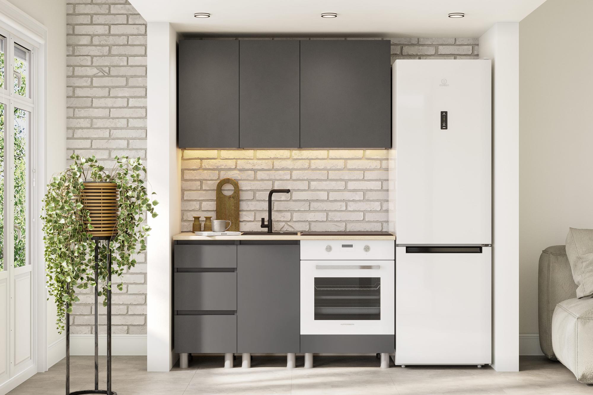 Кухня Денвер (без столешницы). Композиция 7