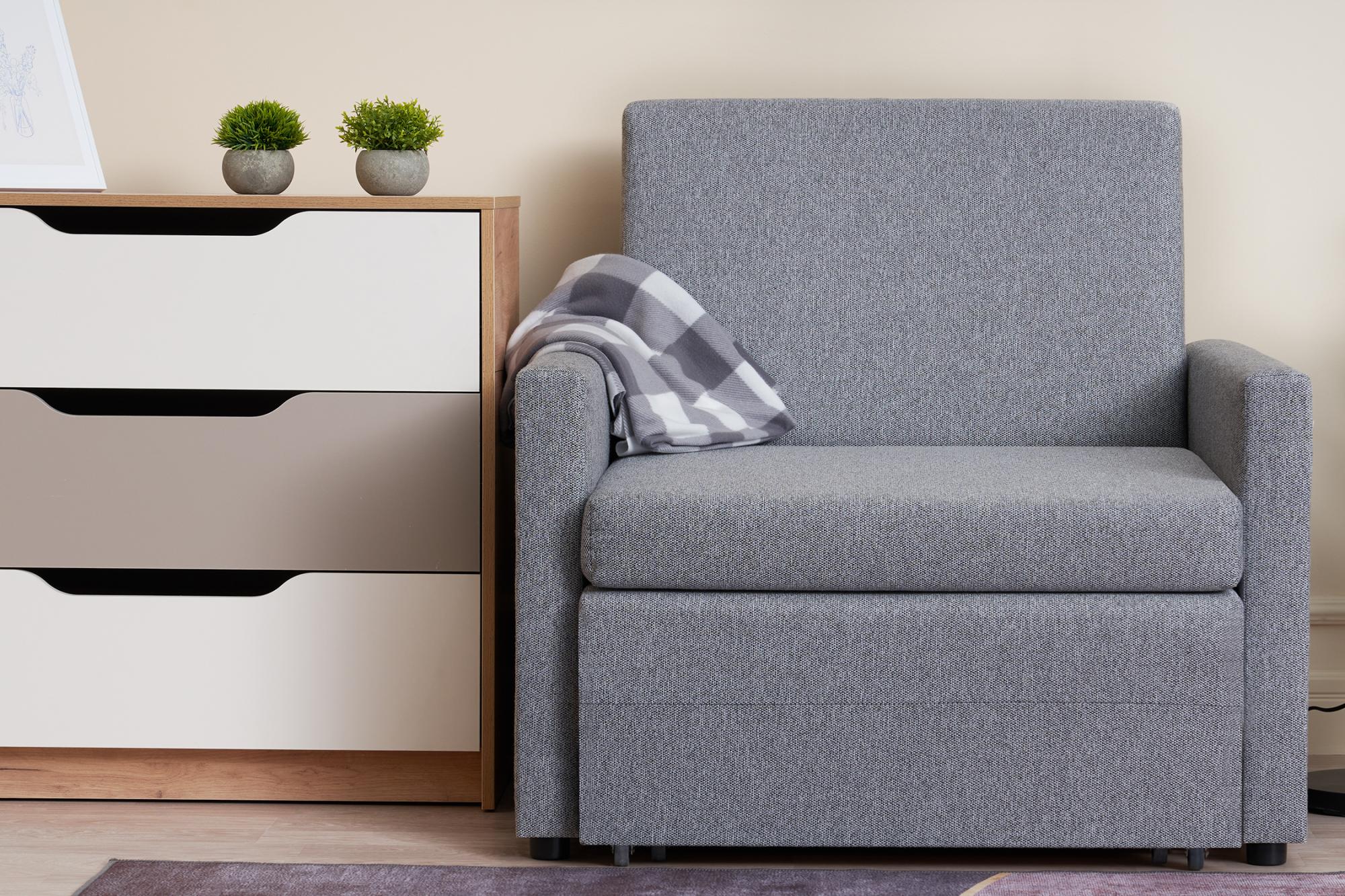 Кресло выкатное Виктория-5 жаккард светло-серый