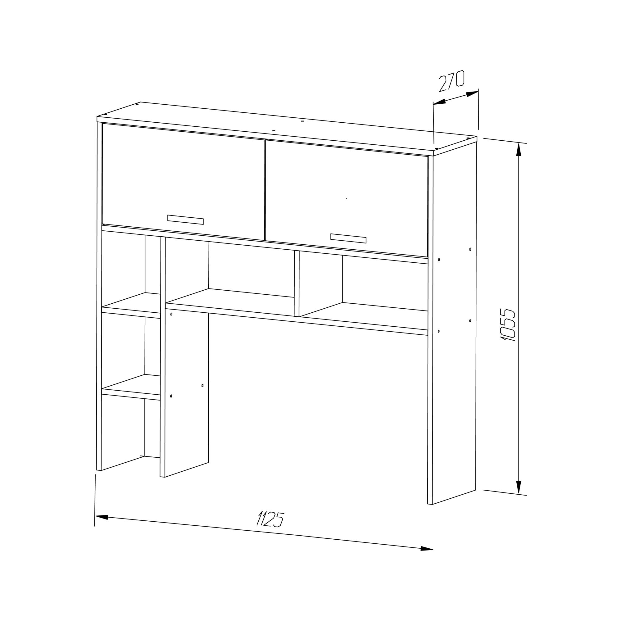 Полка надставка Джуниор