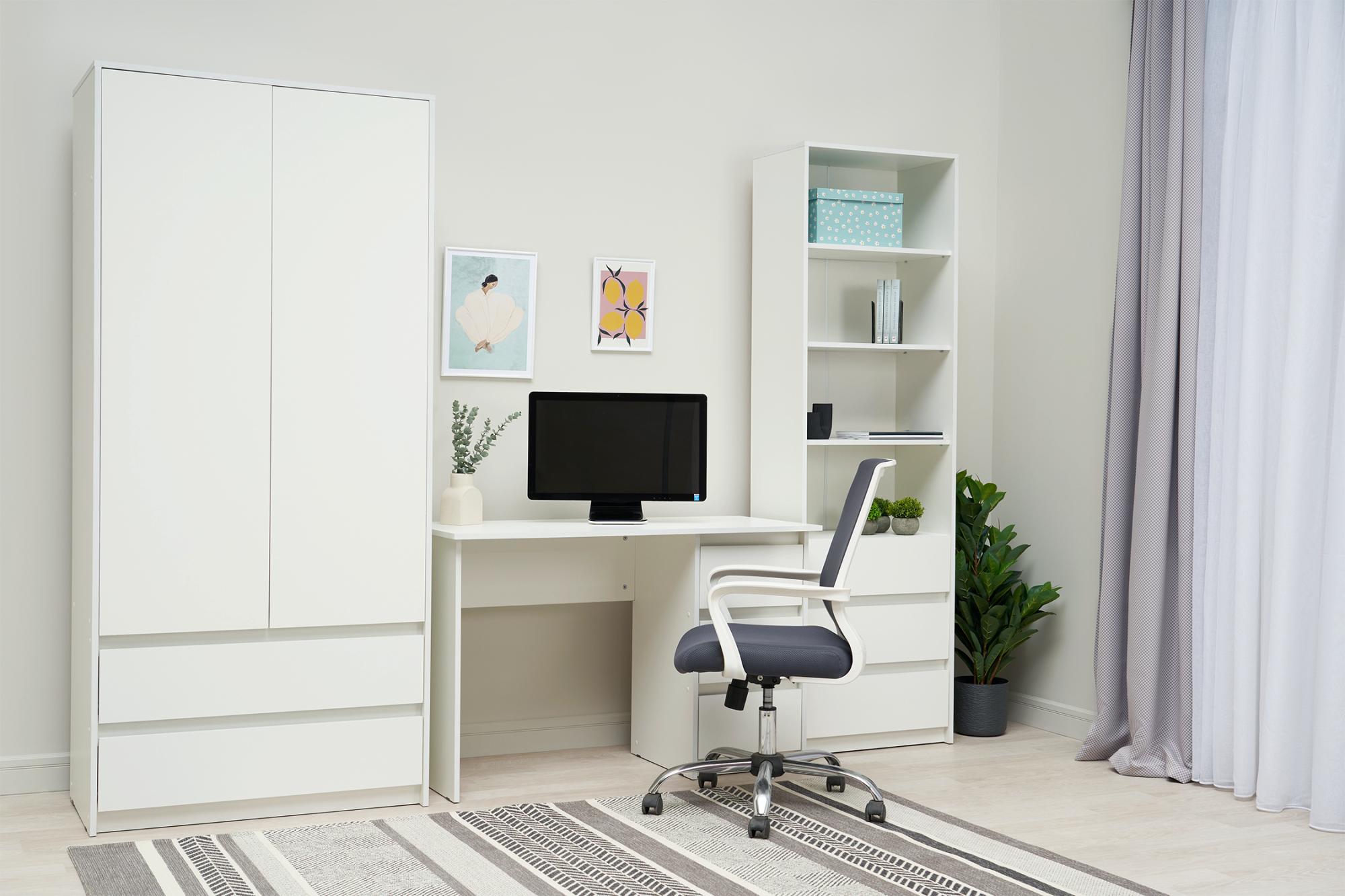 Стеллаж Айден белый