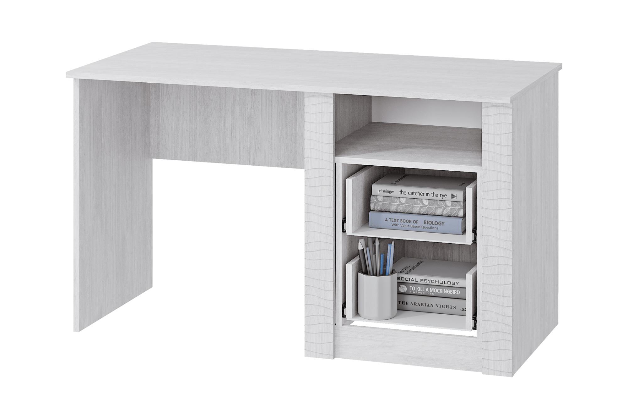 Стол письменный Монако ясень белый