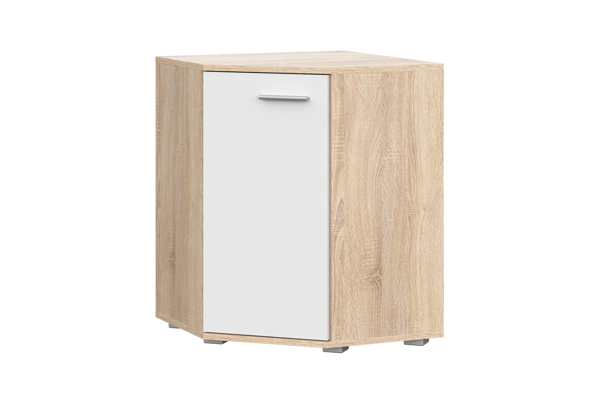 Комод угловой Fun КД-5 дуб сонома / белый