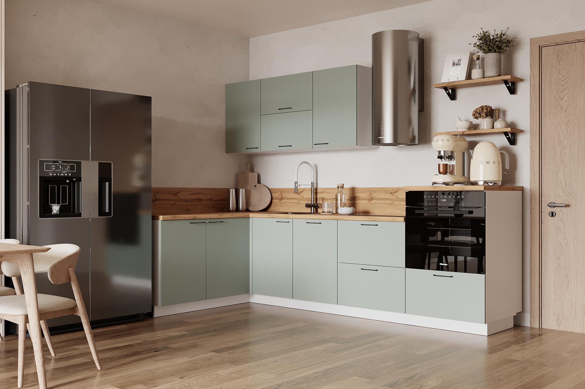 КГ Угловой 1500х2700 (с пм) Эмаль, Олива  Арника РМ в.2